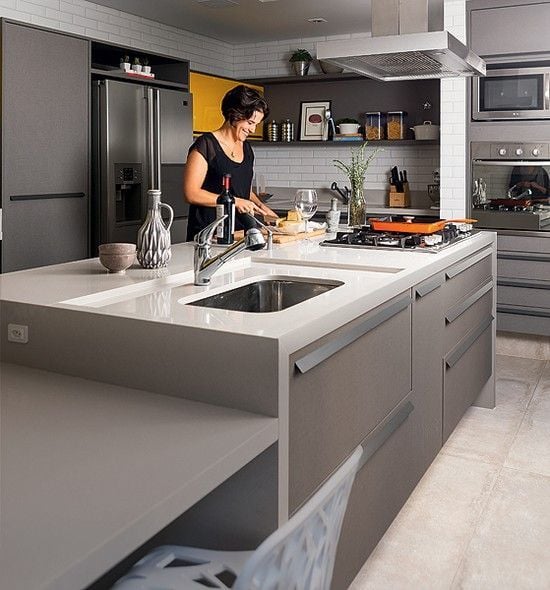 tendências de materiais para bancada de cozinha