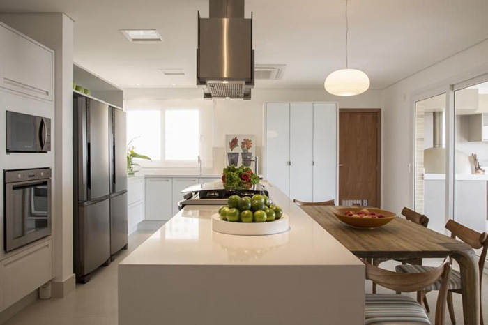 iluminação decorativa para ilha de cozinha