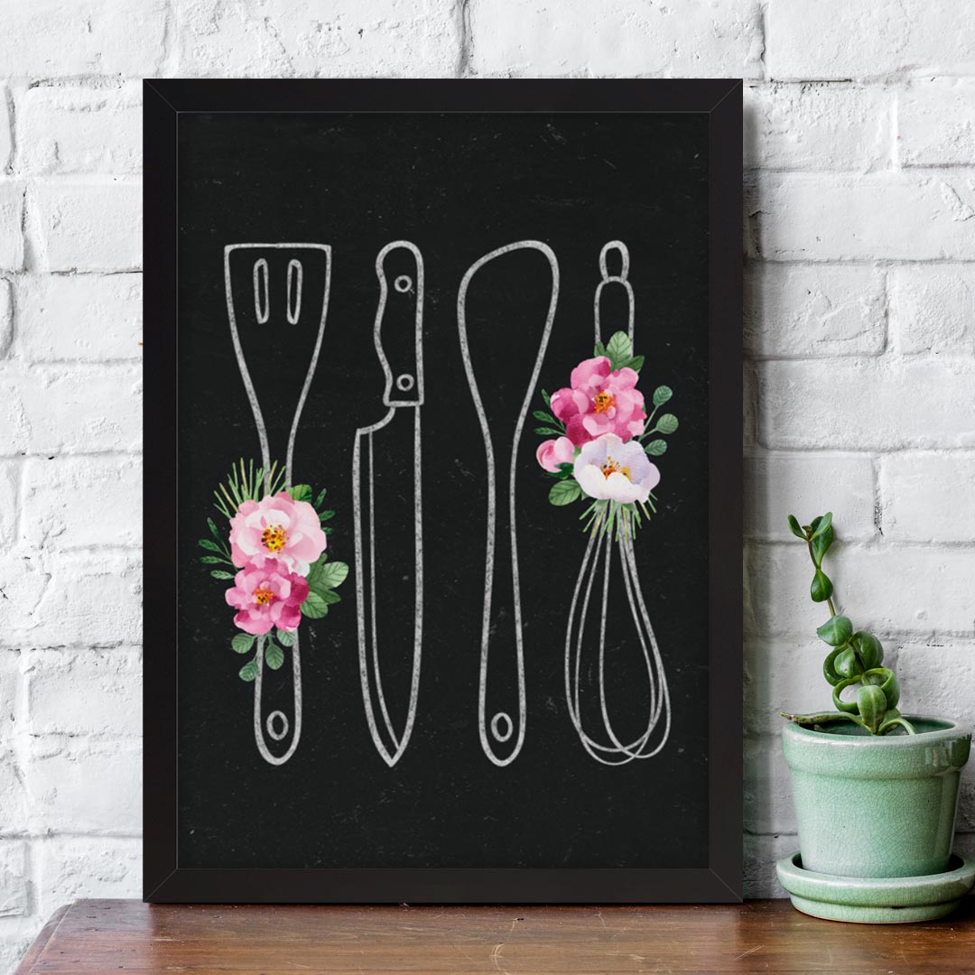 quadros decorativos para cozinha pequena