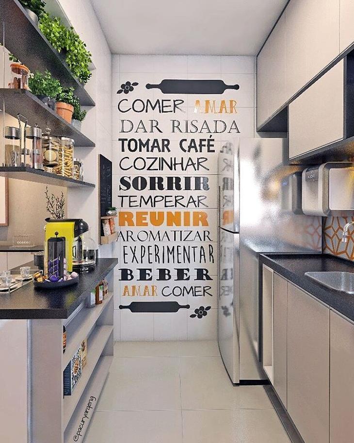 decoracao de cozinha compacta