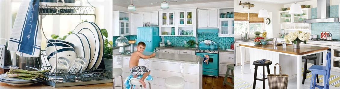 decoracao de cozinha de praia