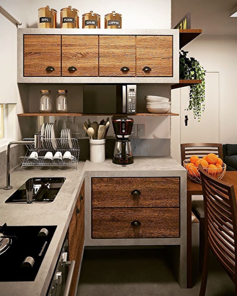 materiais duráveis cozinha litoral