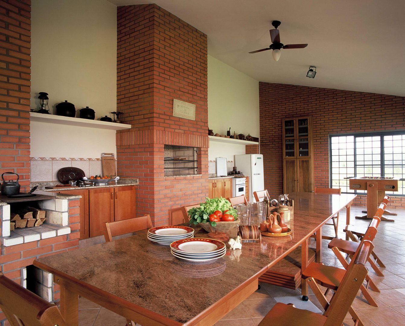 materiais naturais para cozinha campo