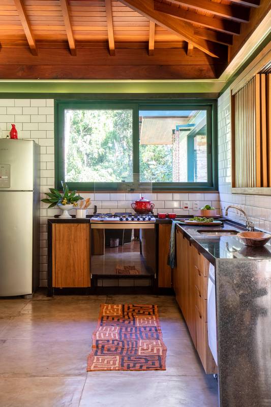 materiais naturais para cozinha campo