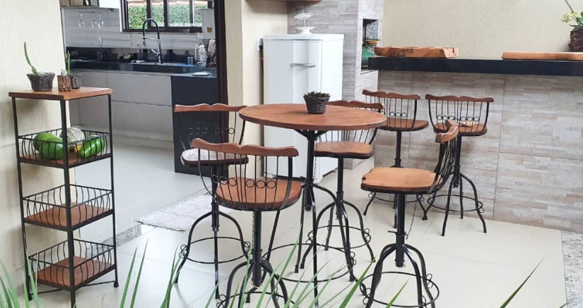 materiais naturais para cozinha campo