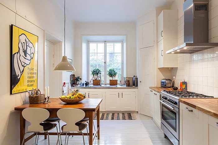 Materiais Sustentáveis para uma Cozinha Escandinava Eco-Friendly