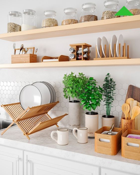 Como Usar Madeira Clara na Cozinha Escandinava