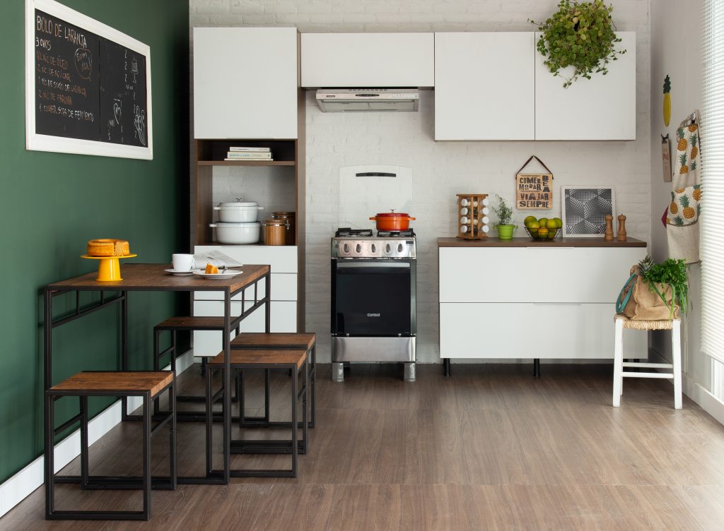 decoracao de cozinha pequena e simples