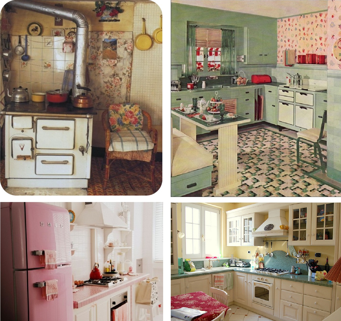 decoracao de cozinha vintage