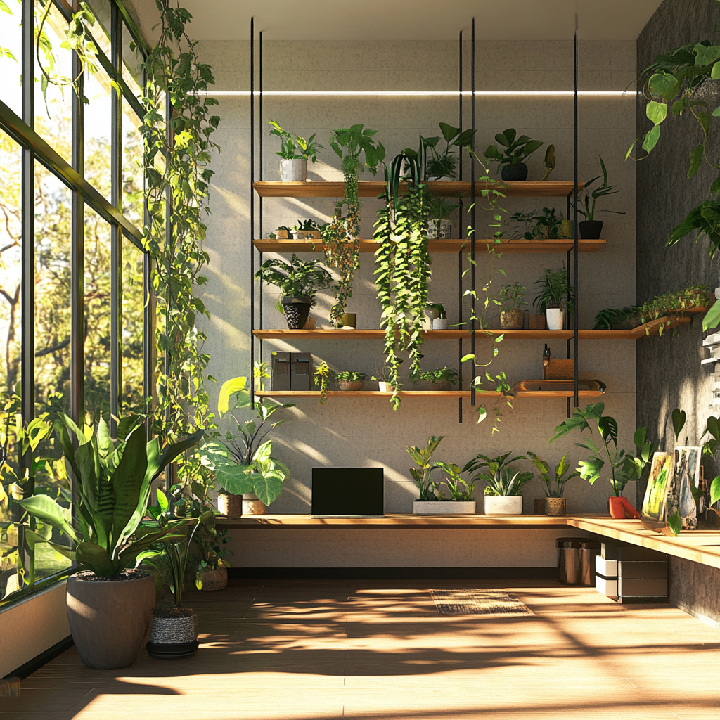 Guia Completo: Como Escolher Vasos e Suportes para Plantas de Escritório