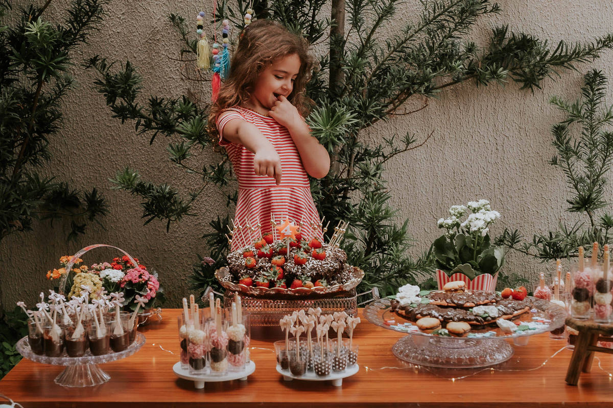decoracao de festa infantil minimalista