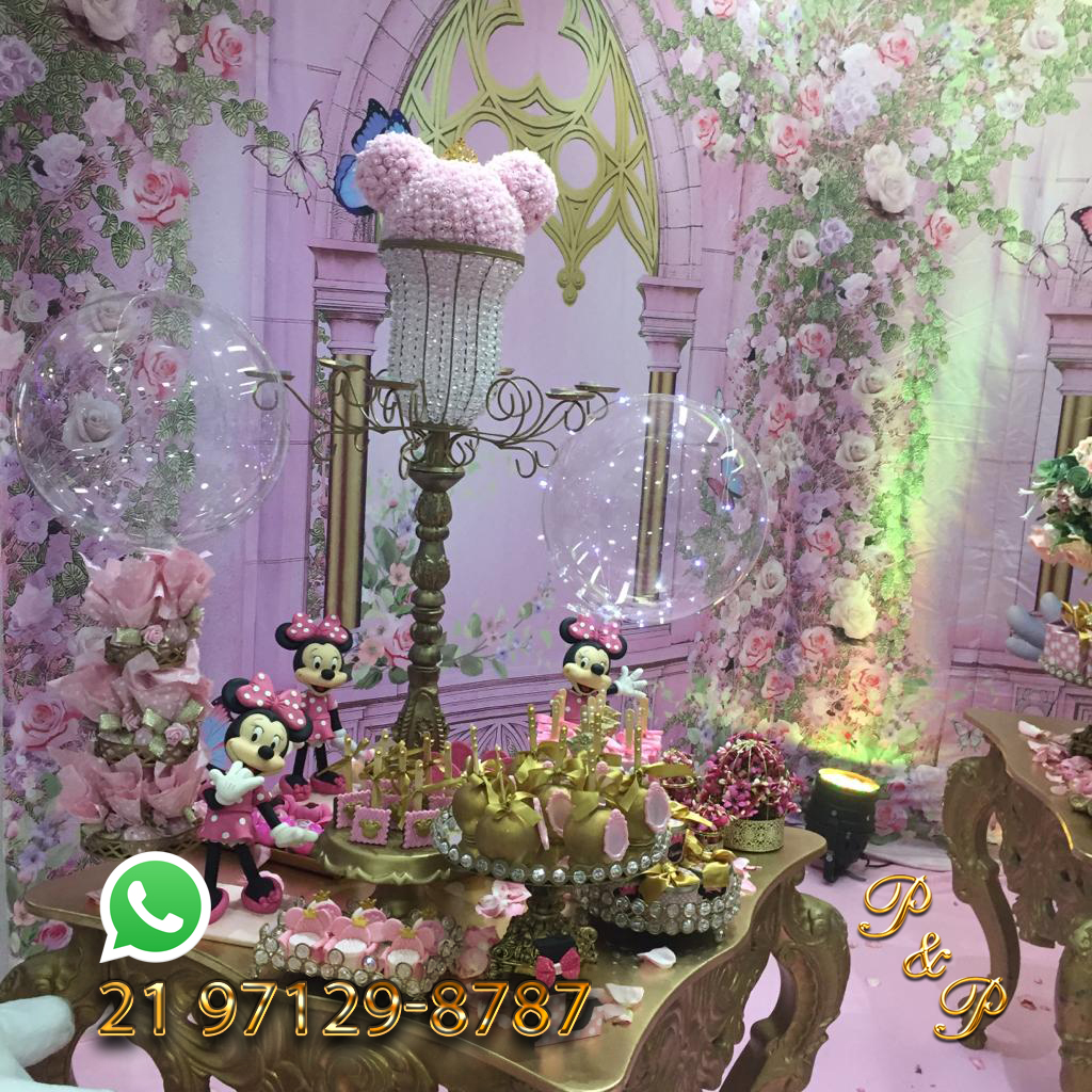 decoracao de festa infantil minnie