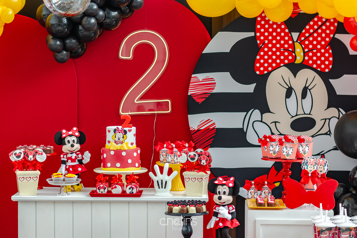 decoracao de festa infantil minnie