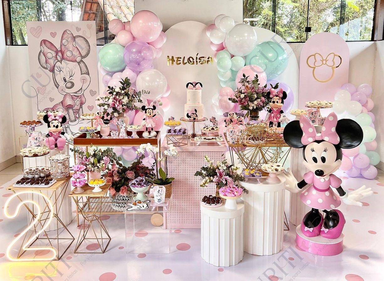Ideias criativas de lembrancinhas para festa Minnie