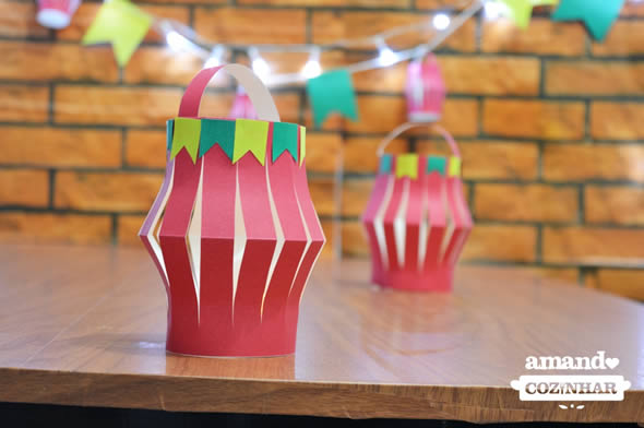 decoração de festa junina com papel