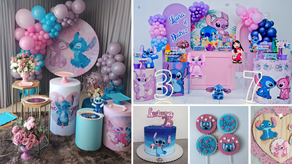 como evitar erros decoração festa stitch barata