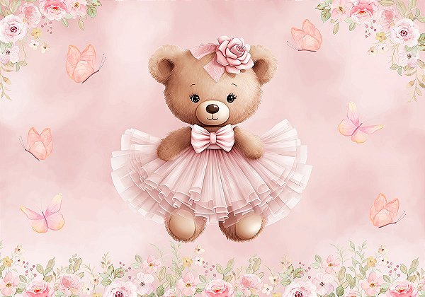 A Paleta de Cores Ideal para sua Festa Ursinha Rosa