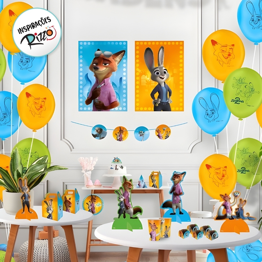 10 Ideias Criativas para Festa com Tema Zootopia
