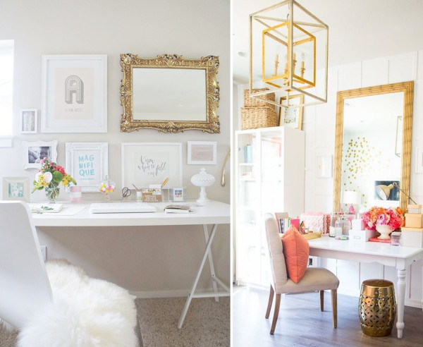 decoracao de home office feminino
