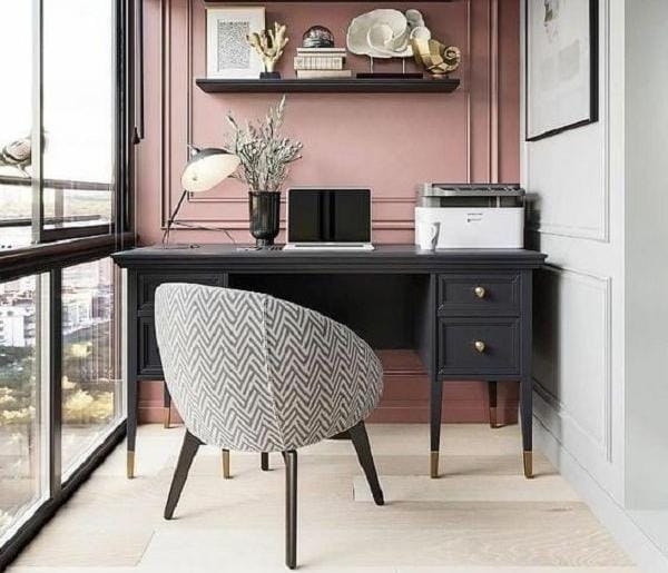 decoração home office feminino 2025