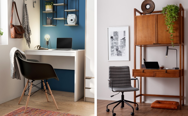ideias de organização para escritório em casa pequeno