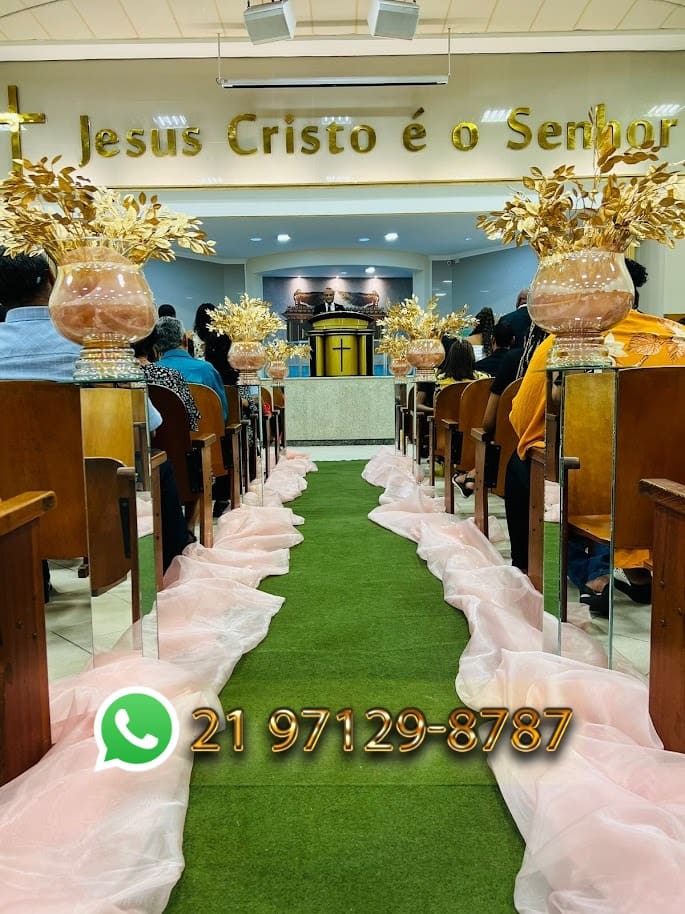 decoração de casamento para igreja 2025