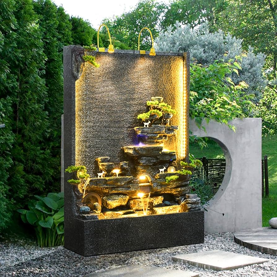 fontes de água para jardim