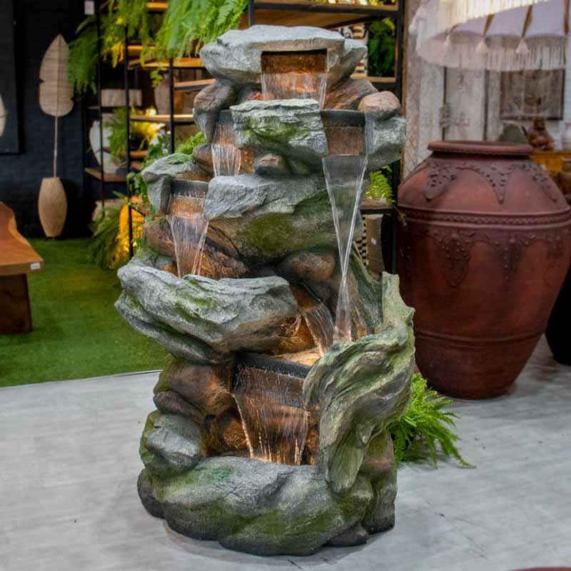 tipos de fontes decorativas para exterior