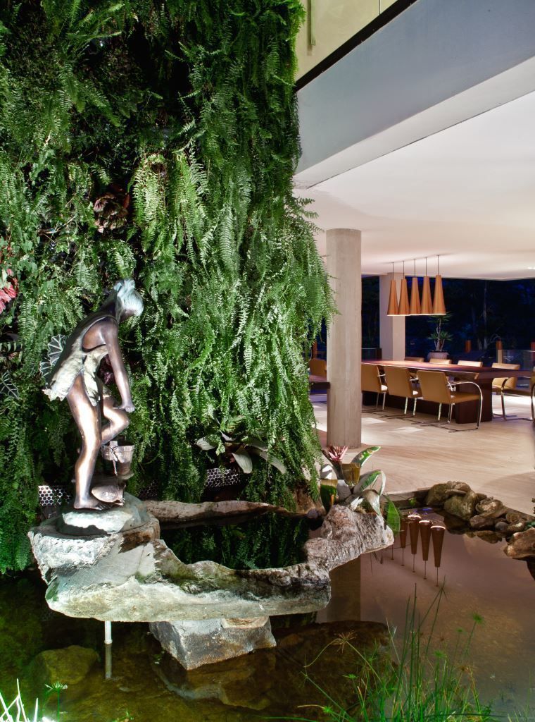 decoracao de jardim com fontes