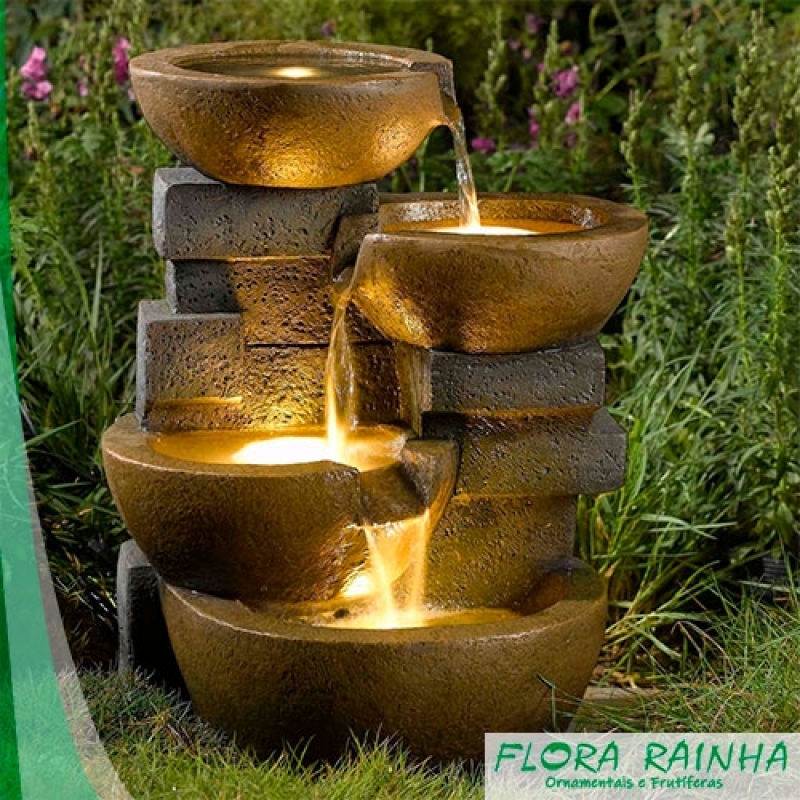 fontes de água para jardim