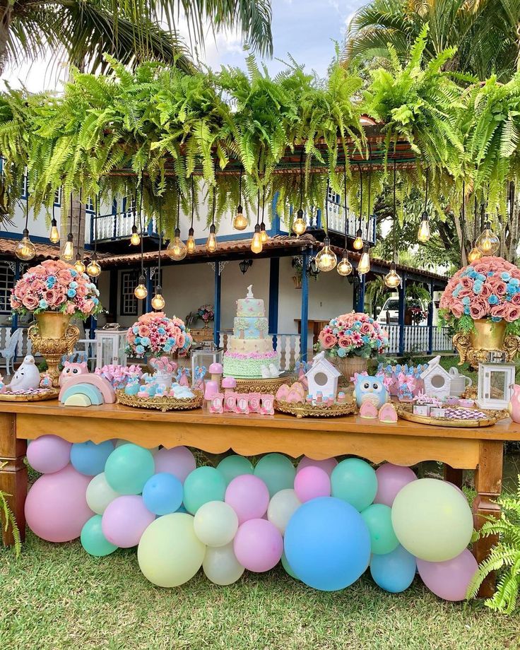 como decorar jardim para festa infantil 2025