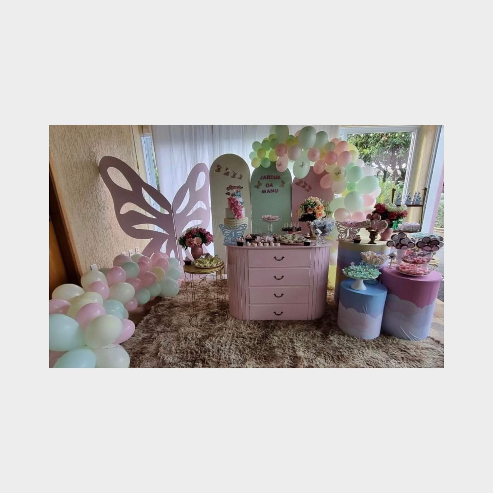 ideias de iluminação externa para festas