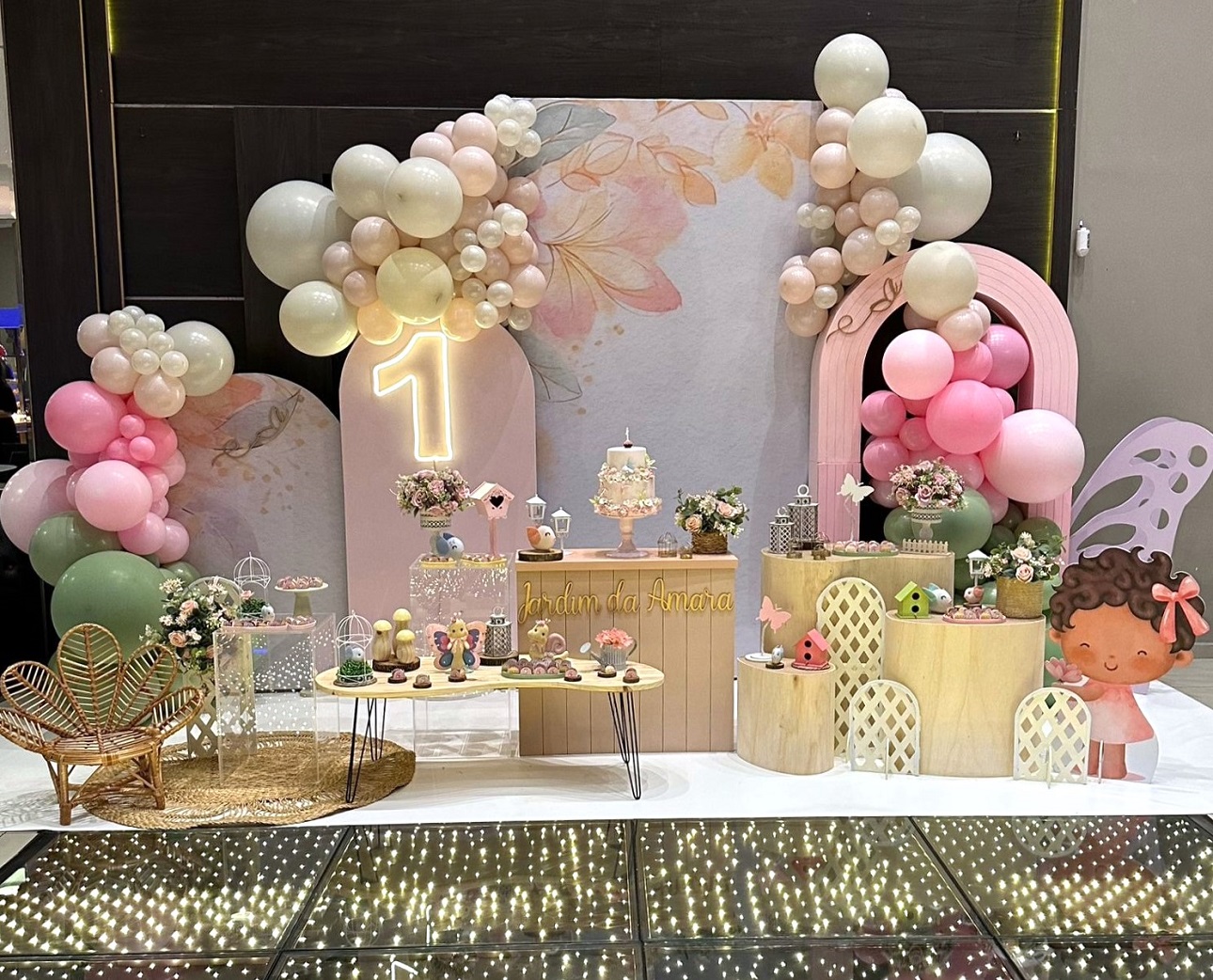 decoracao de jardim para festa