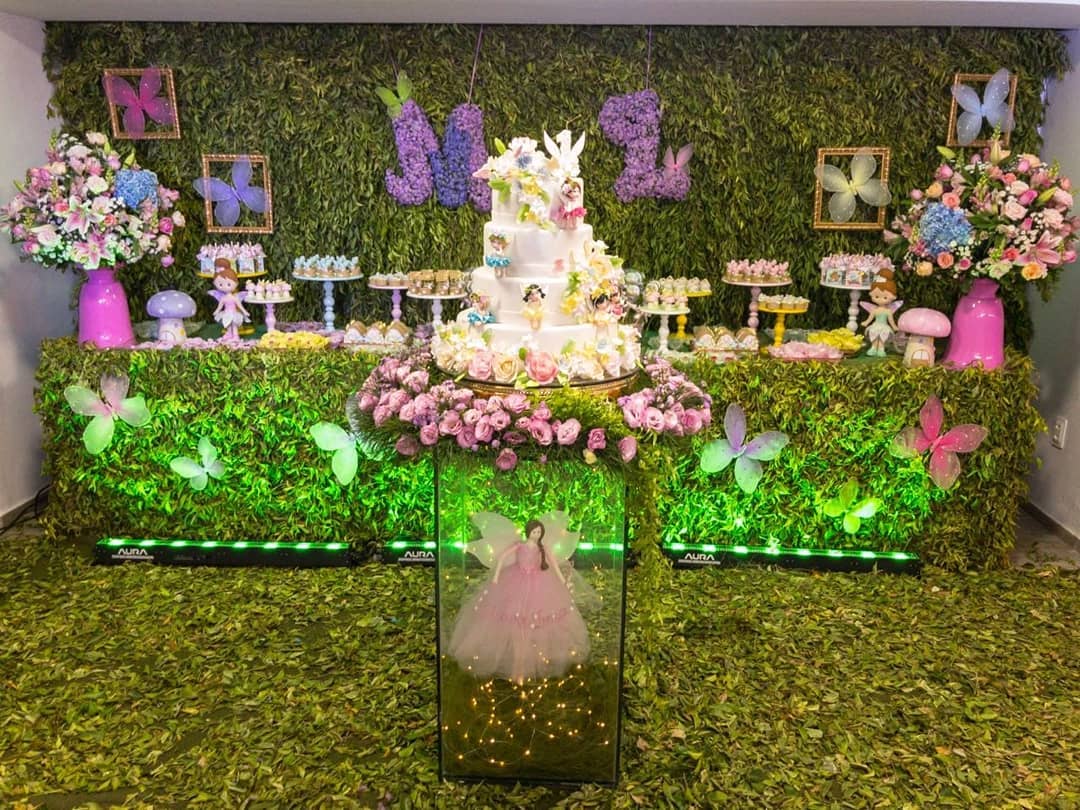 decoração jardim festa boho chic sustentável