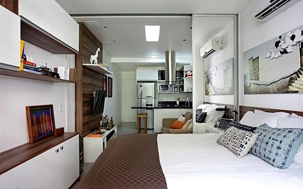 decoracao de kitnet jovem