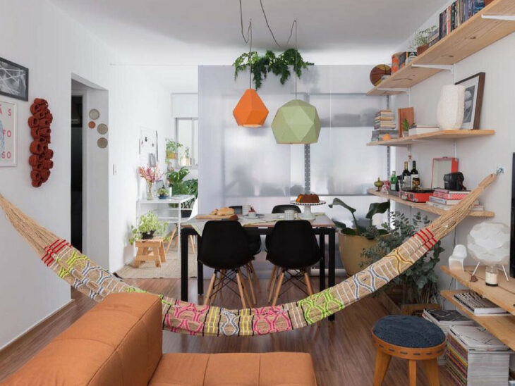 decoracao kitnet industrial versus minimalista