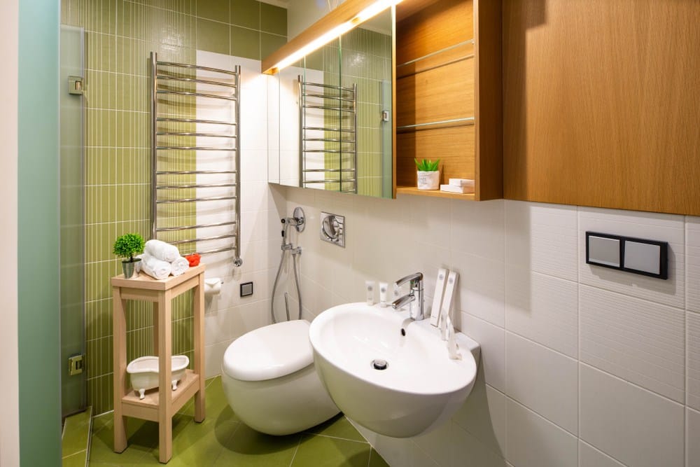 porcelanato efeito mármore lavabo