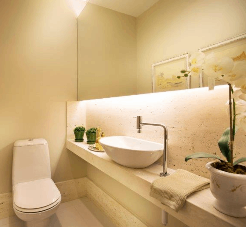 ideias criativas para lavabo compacto