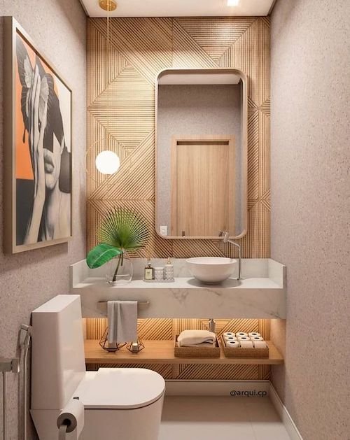 ideias para lavabo pequeno e estreito