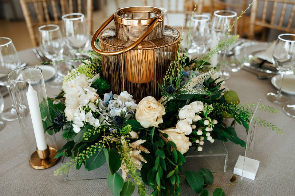 decoração de mesa de festa orgânica 2026