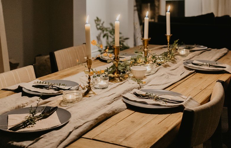 decoracao de mesa jantar