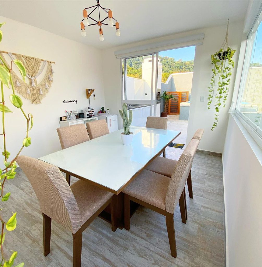 materiais naturais em decoração de mesa