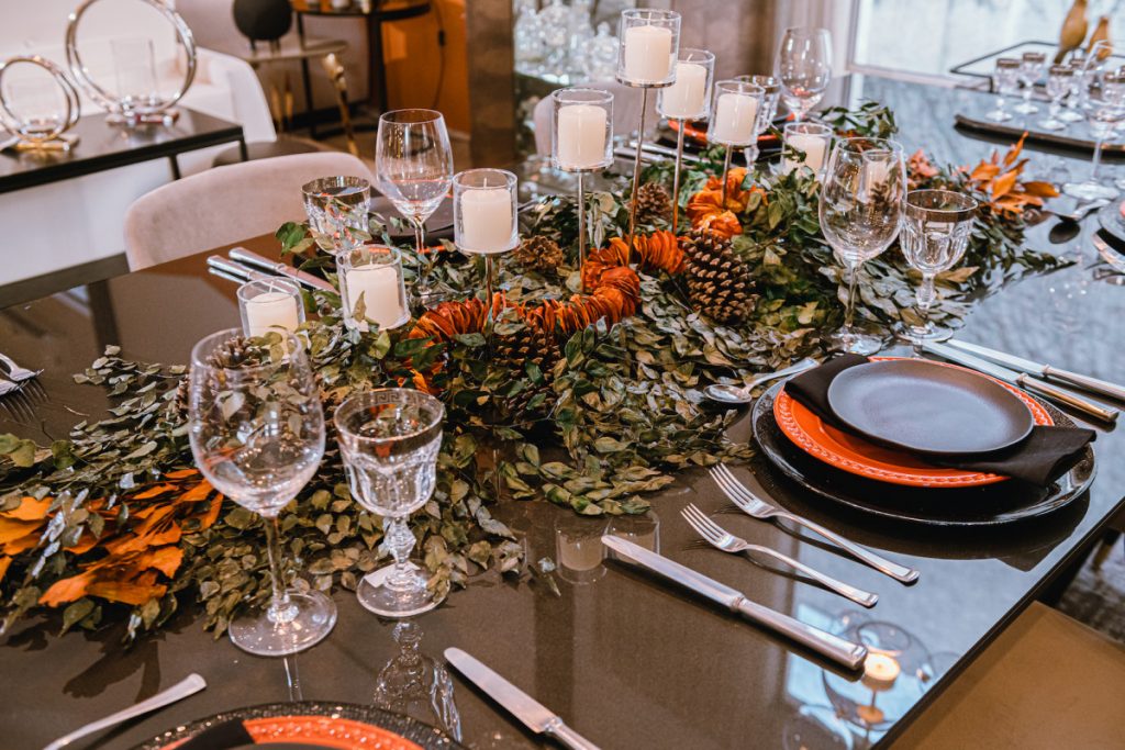 decoracao de mesa jantar