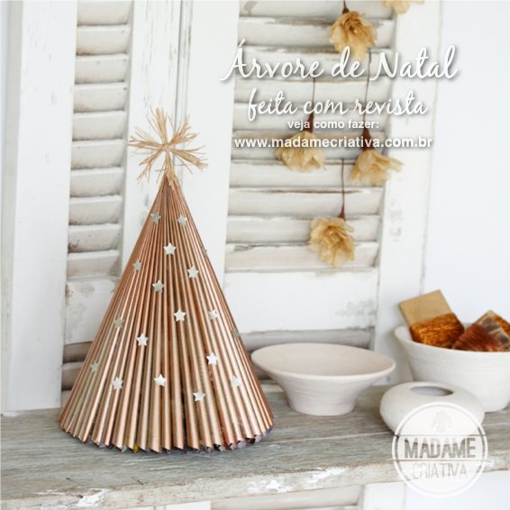 ideias de natal sustentável com materiais reciclados