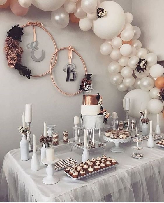 estilos de decoração para noivado