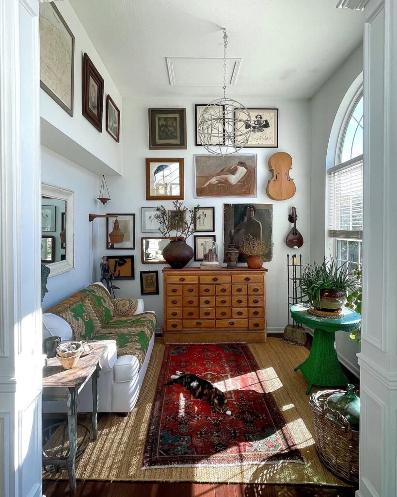 tendências de decoração de parede sala 2025