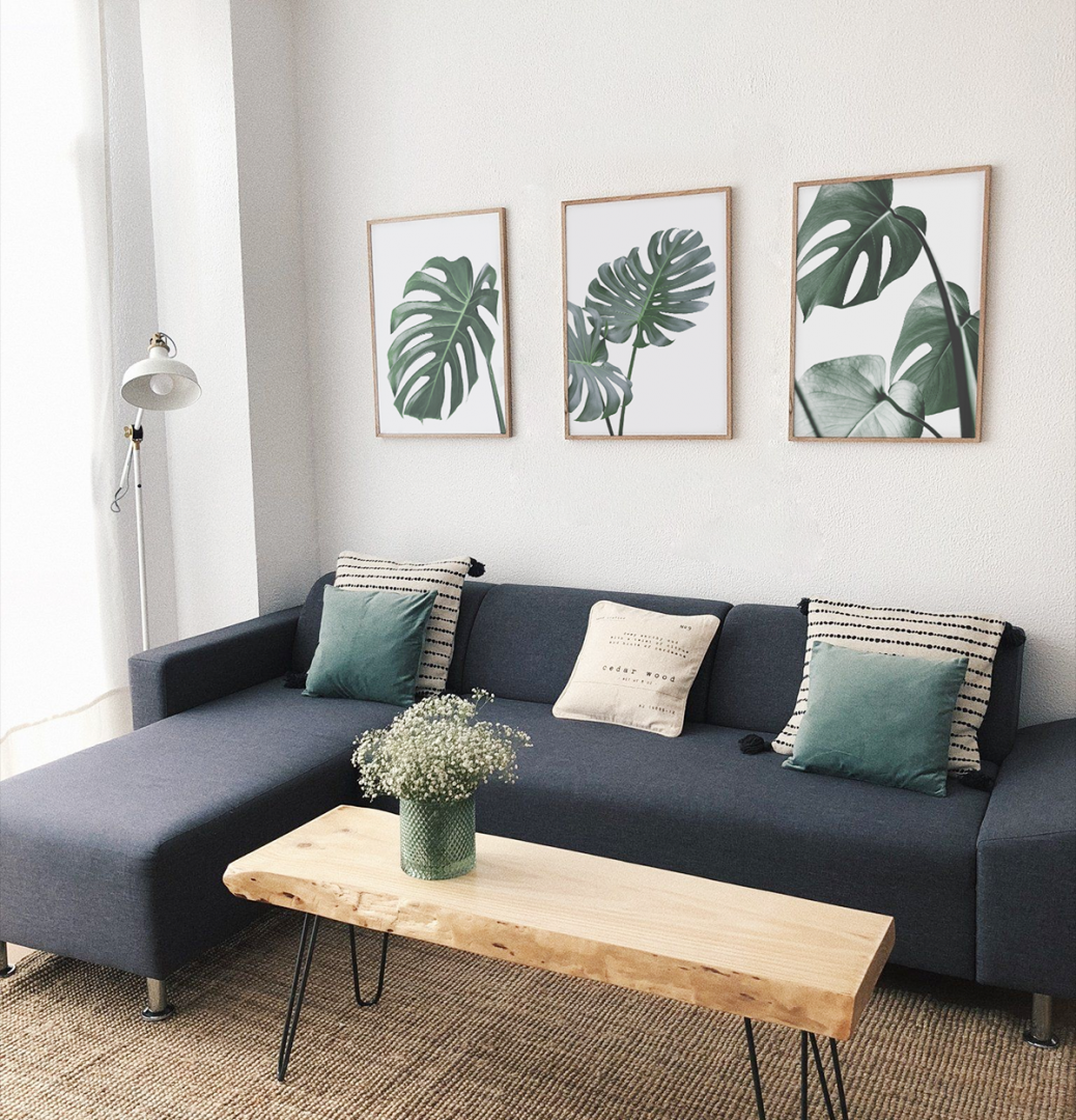 tendências de decoração de parede sala 2025