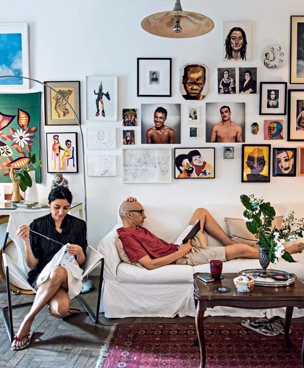 tendências de decoração de parede sala 2025