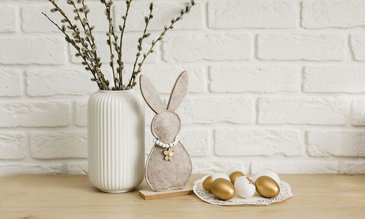 Passo a passo: Guirlanda de Páscoa com materiais reciclados