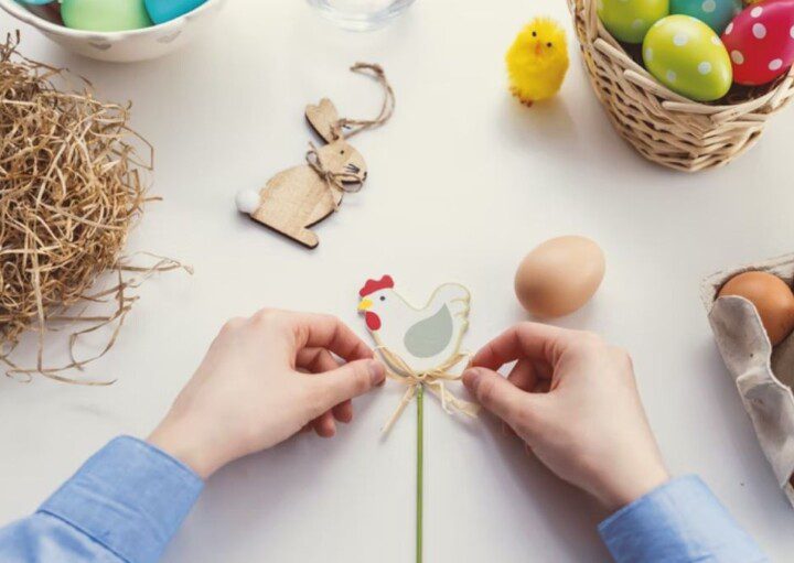 decoracao de pascoa simples